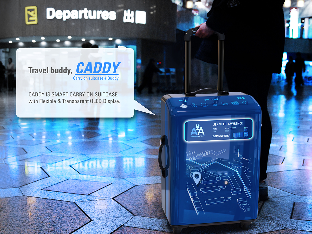 Travel carrier bag future OLED travel bag