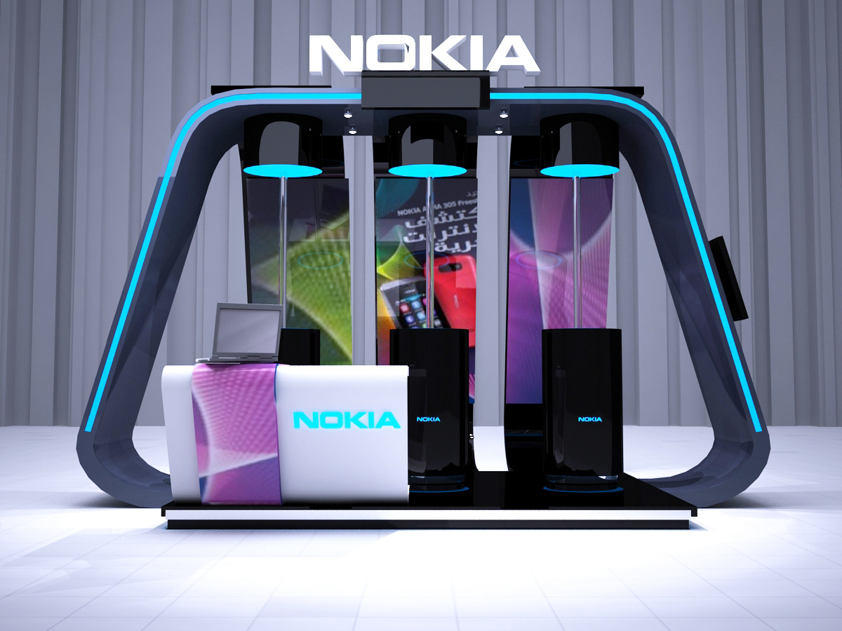 Nokia booth nokia exhibition nokia booth design Nokia Asha