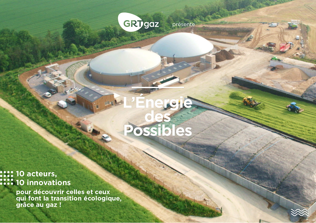 agriculteur biogaz drone ecologie energie Environnement gaz de ville GRTgaz reportage television