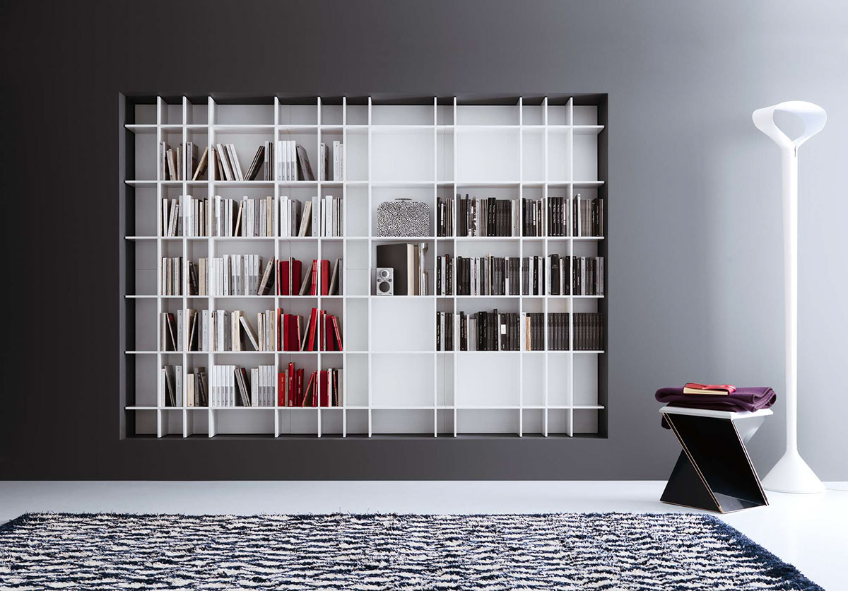 regal Shelf books wall design bücherregal wandregal seamless