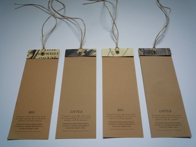 Cultivation swingtags tags science scientists cardboard prints string