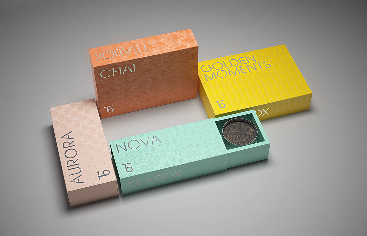 tea drink Packaging typography   teabox brand positioning web desing identity