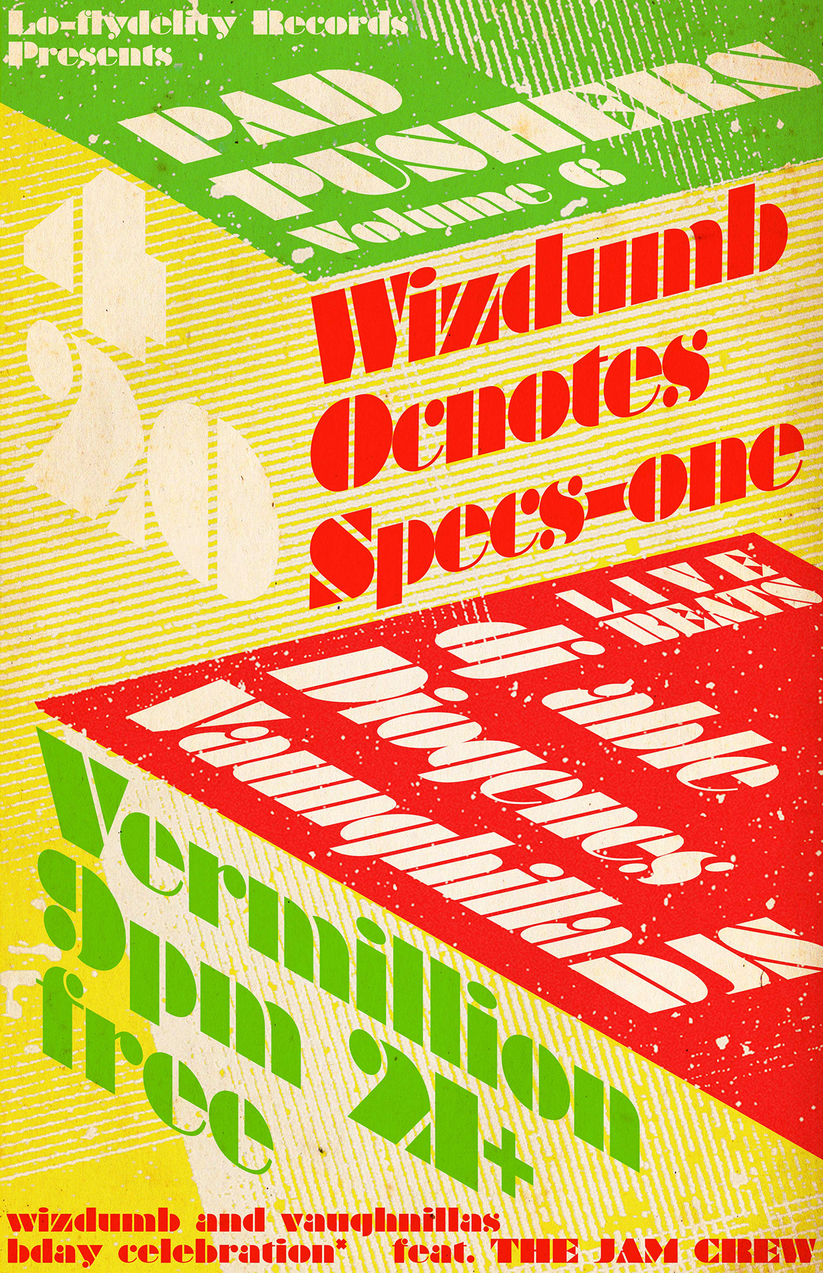 poster art Poster Design posters show posters seattle capital hill chop suey Neumoes Vermillion