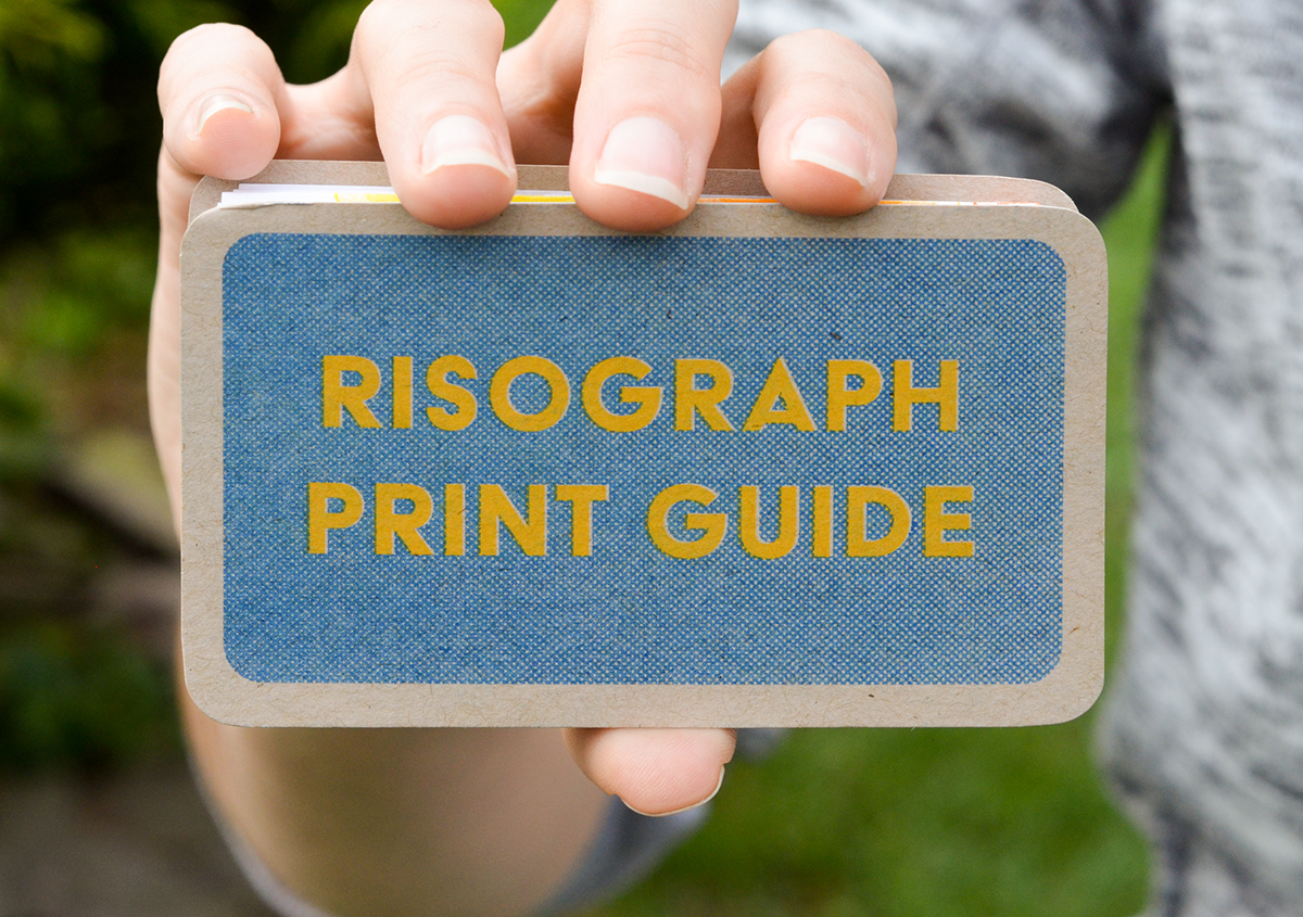 risograph Riso Riso Print riso guide branding  Booklet