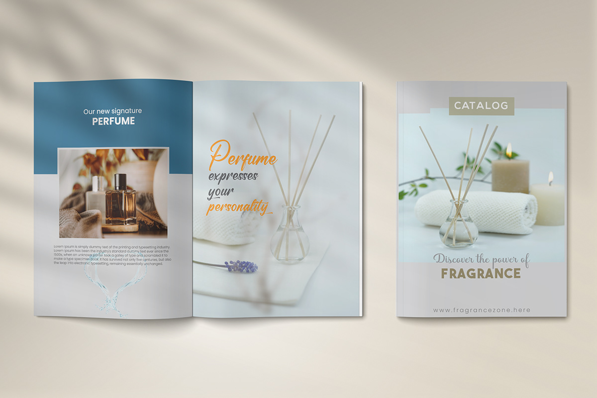 perfume bottle Product Catalog Design magazine editorial book design layoutdesign InDesign print design  brand identity Marketing Asset