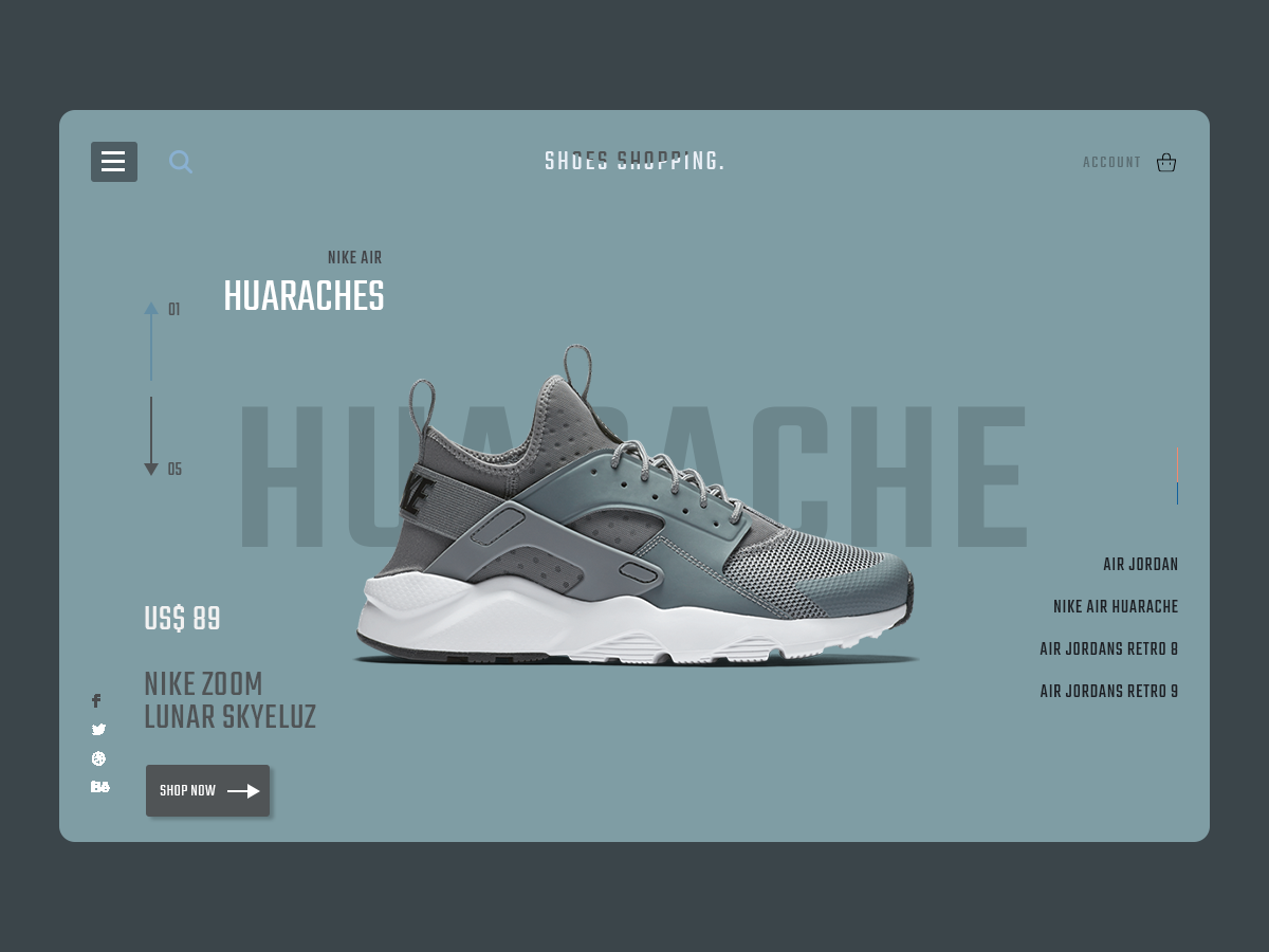 Xclusive Theme - Shoes - Ecommerce Website Template