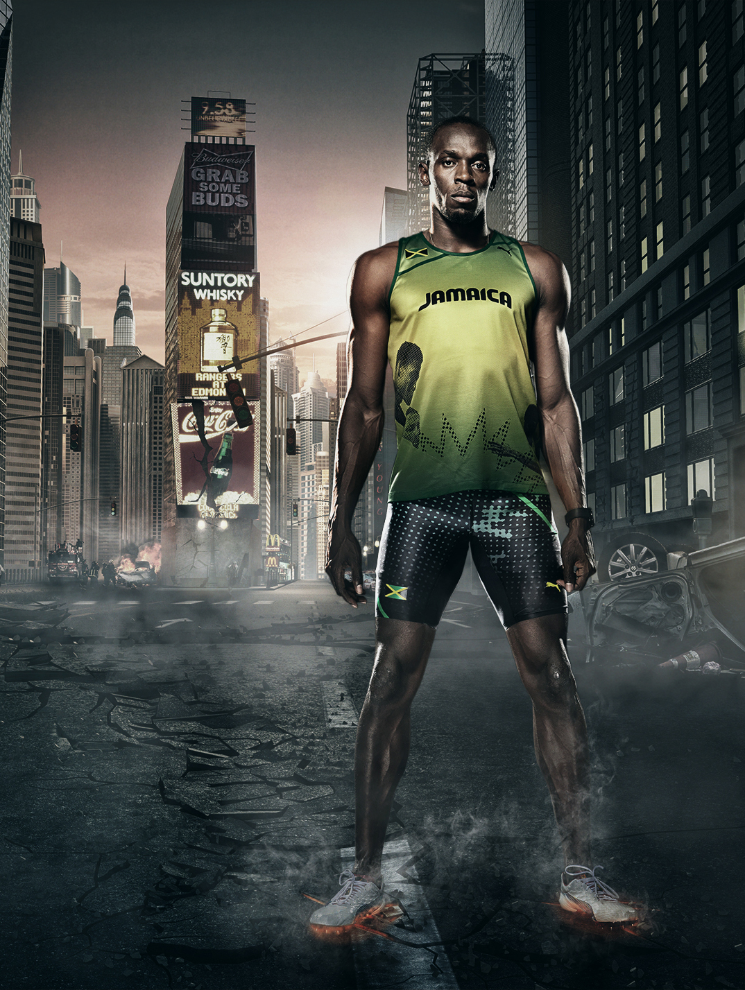 Usain Bolt CGI CG sport athlete