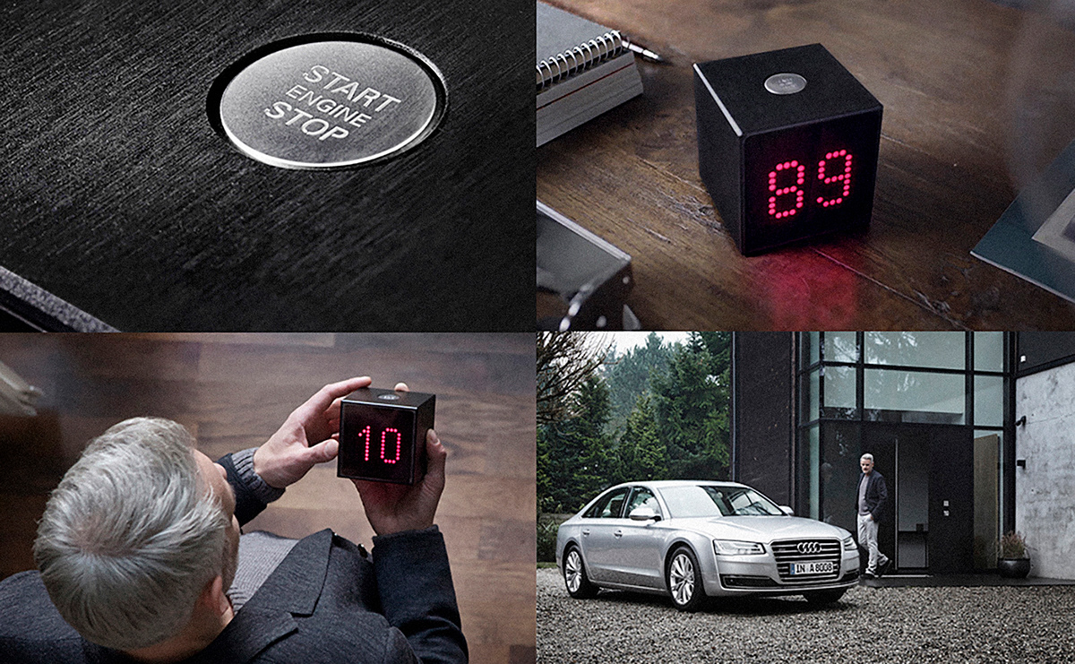 Adobe Portfolio Audi Test Drive cube Audi A8 Test Drive cube product launch innovation Promotion