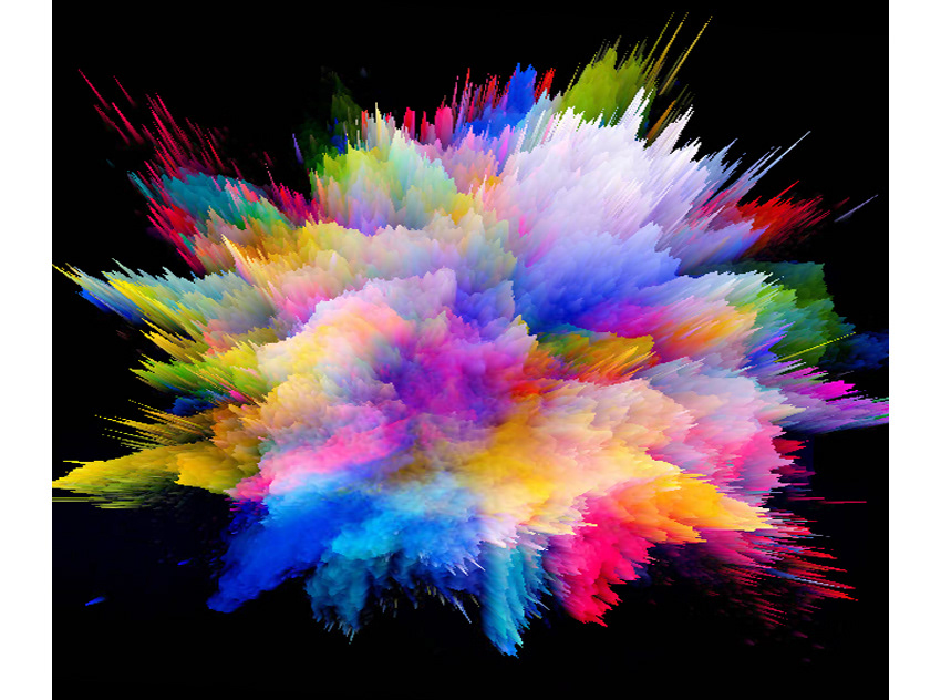 colours explosion 3D