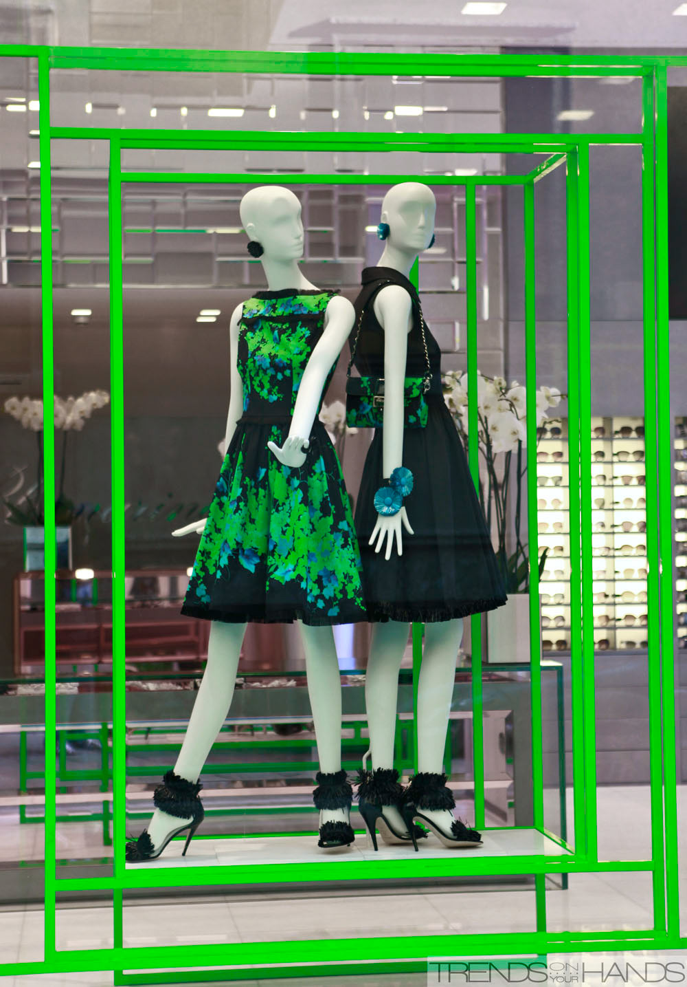 womenswear outfit shop windows Retail trends Trend spotting milan S/S 2012
