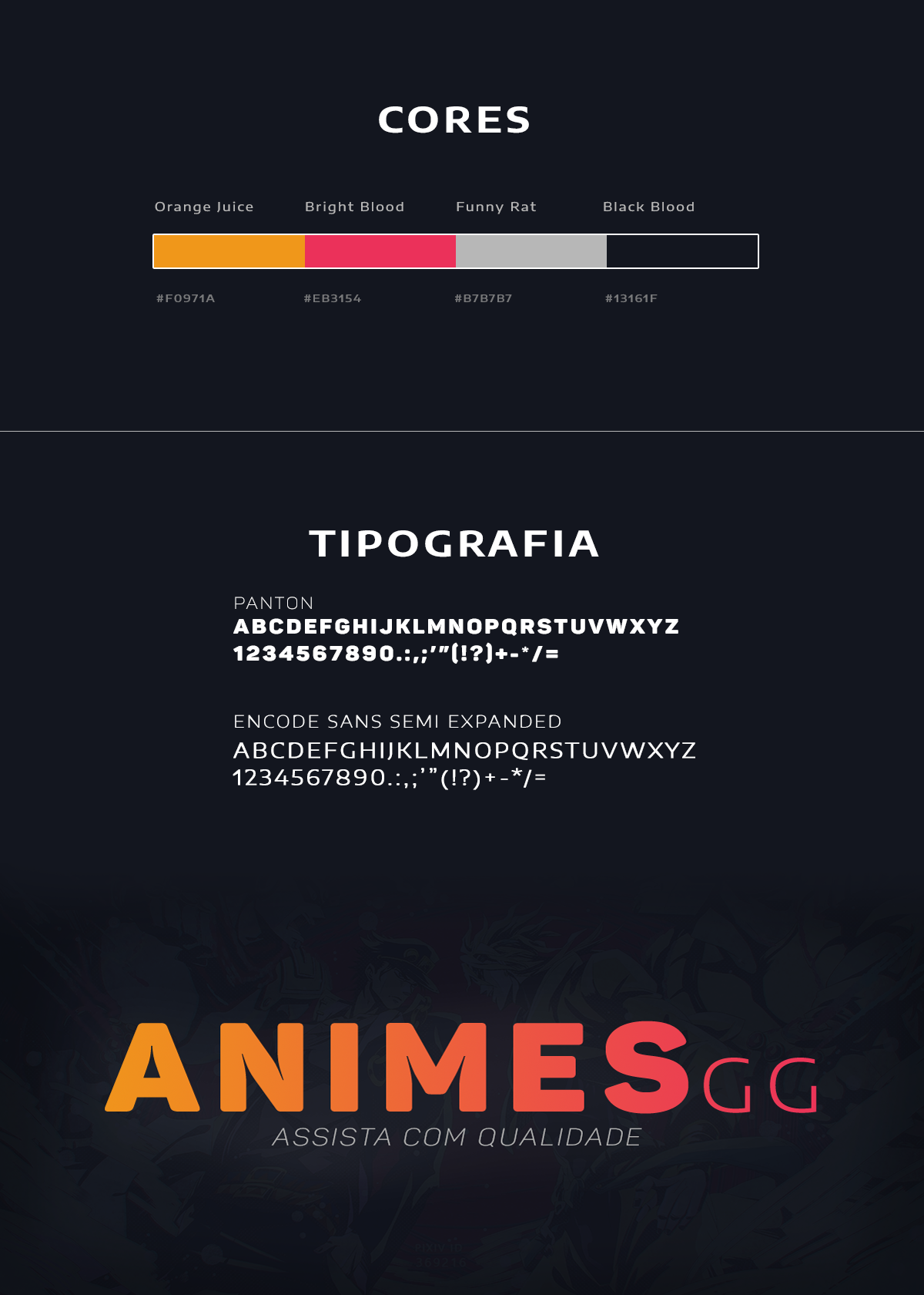 animesgg brand branding  design eianimes graphic identity logo symbol visual