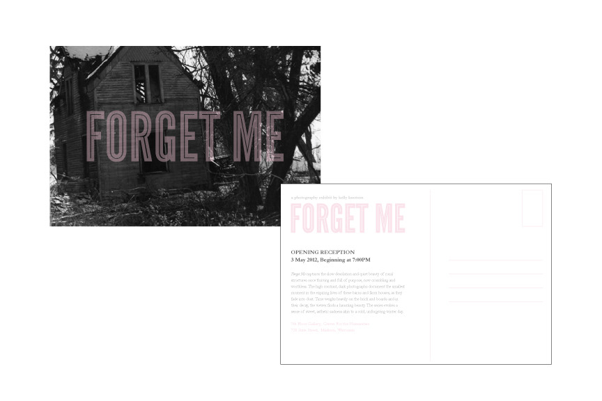 house brand black and white decay pink wordmark Collateral