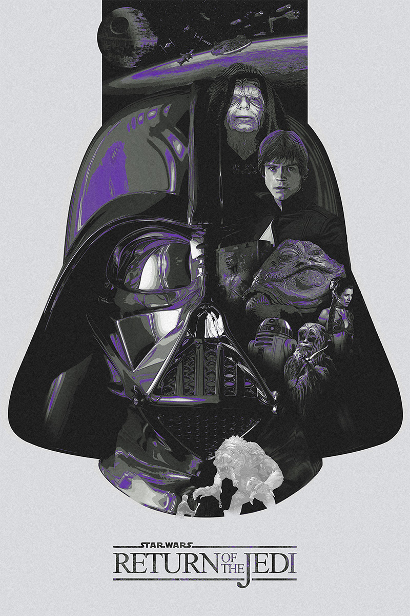 Digital Art  Empire Strikes Back original trilogy posters star wars