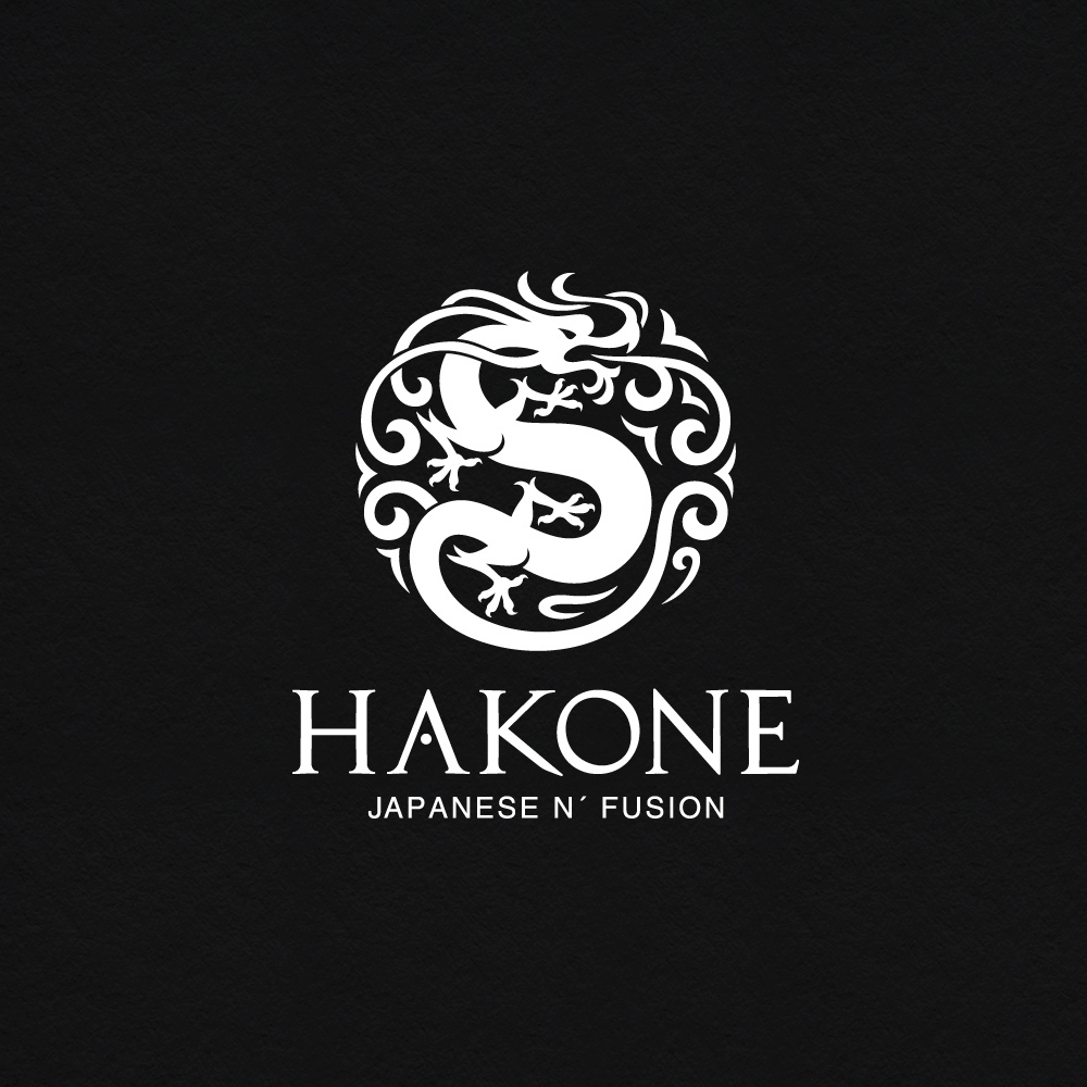 Direção de arte marca Hakone restaurante restaurant Food  Susshi Sashimi oriental Sushi Japão japan Hashi dragon dragão samurai