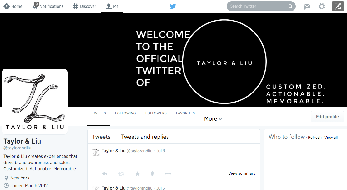 logo graphics taylor and liu twitter social media