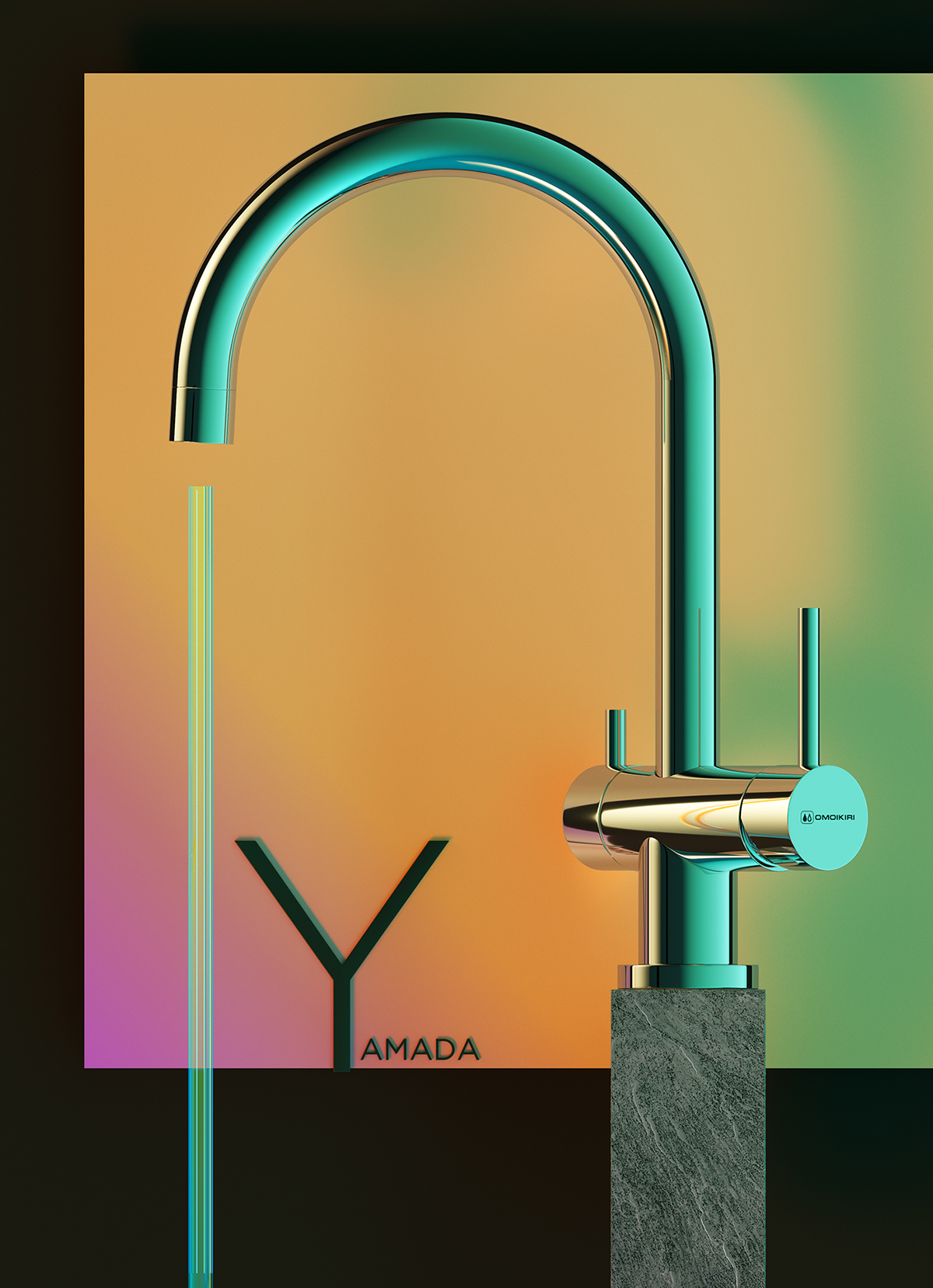 poster Faucet graphic ILLUSTRATION 