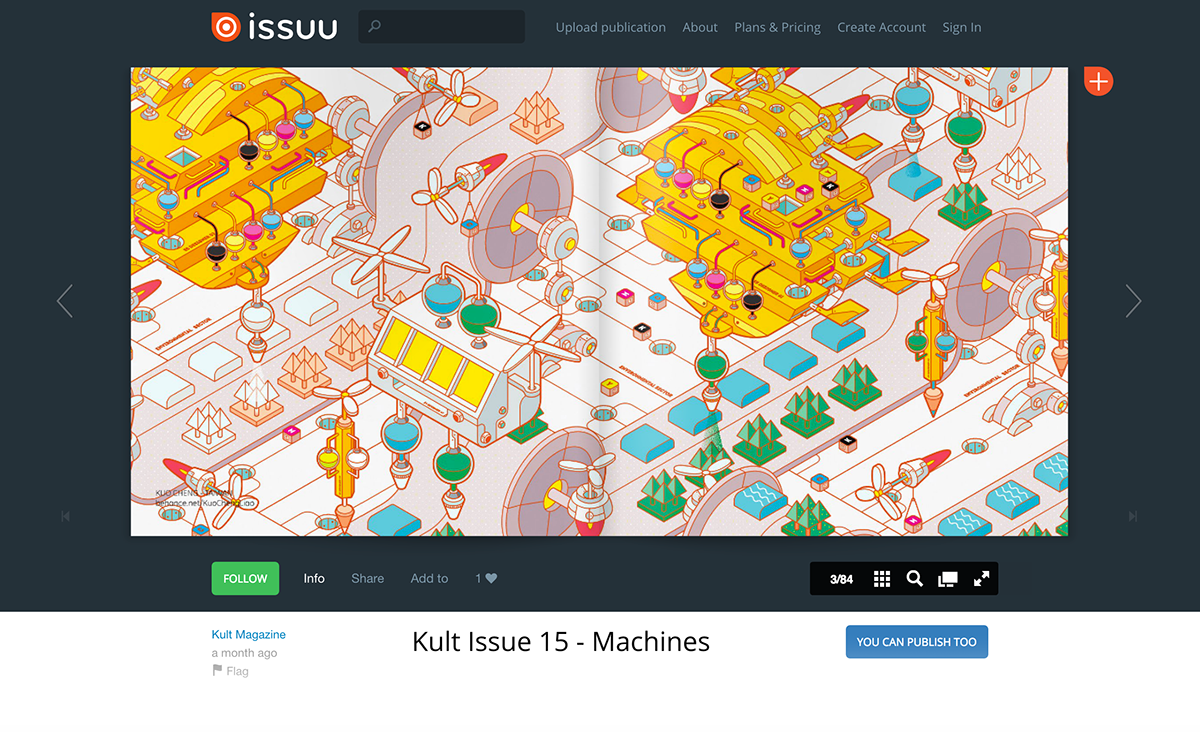 machine kult3d magazine future inspire Isometric