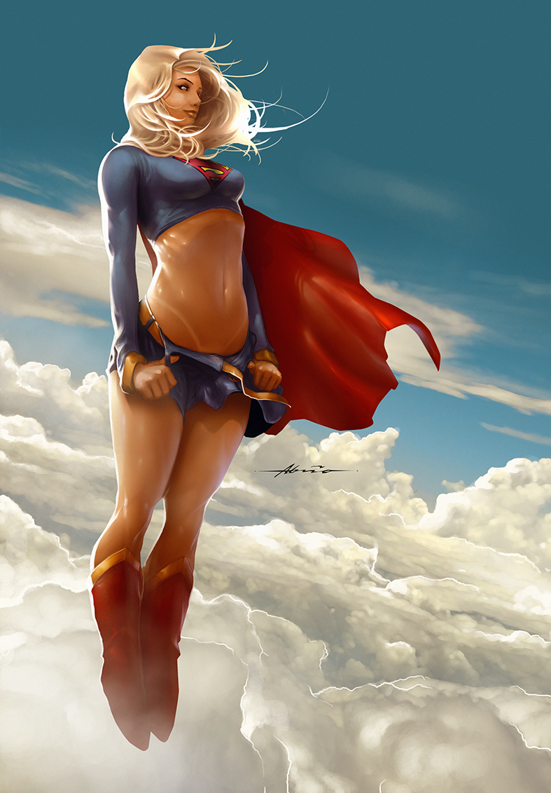 Supergirl dccomics art digitalart fanart girl photoshop