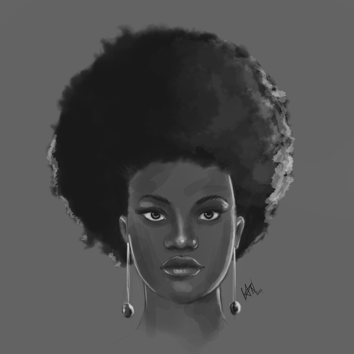 afro hairstyle portrait african Ghanaian Exhibition 