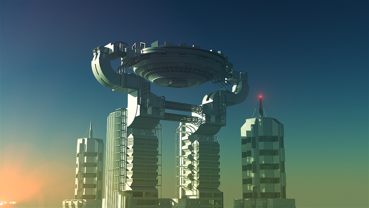 3ds max 3D Modelling science fiction