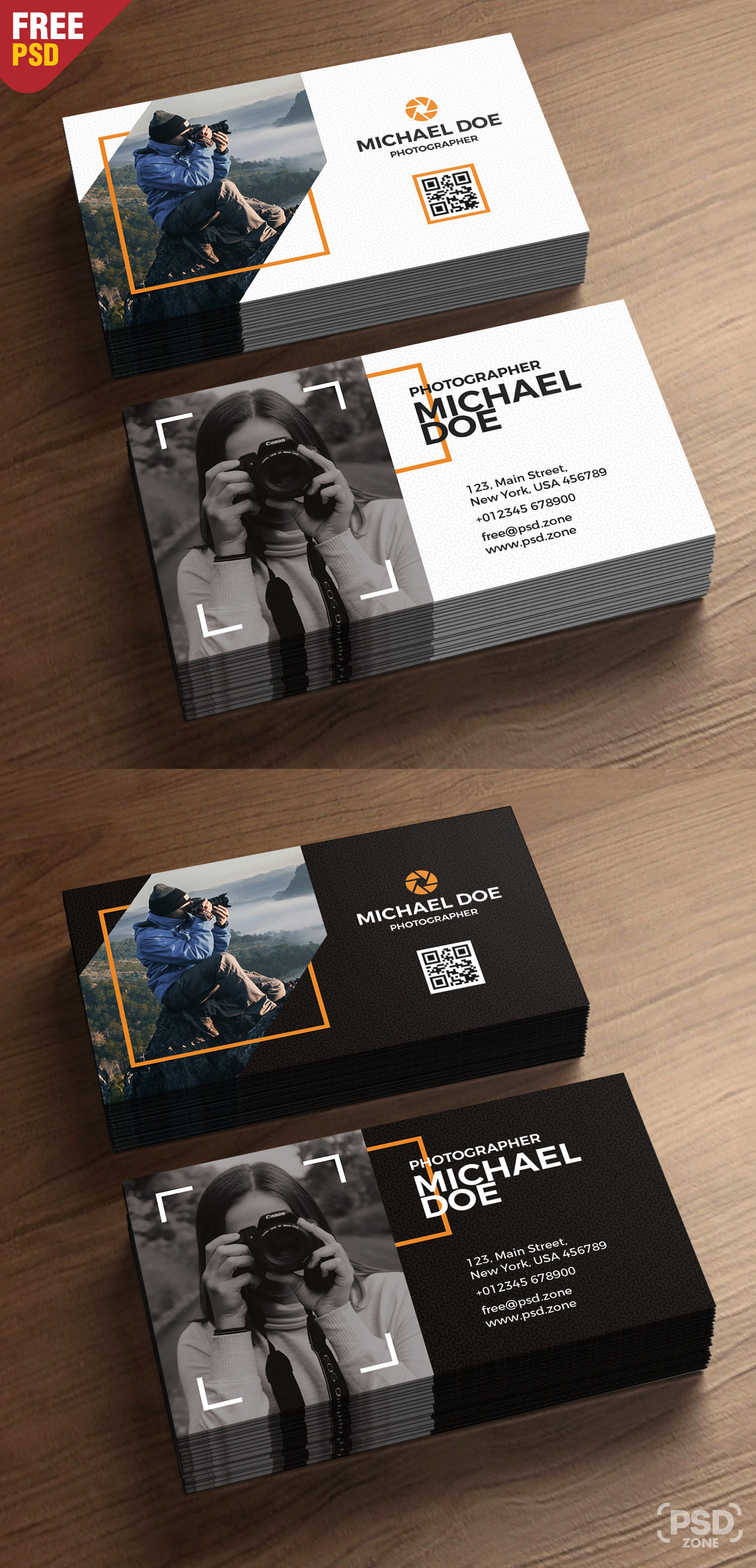 Business Card Size Template Psd