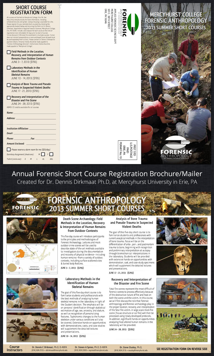 brochure mailer registration form advertisement