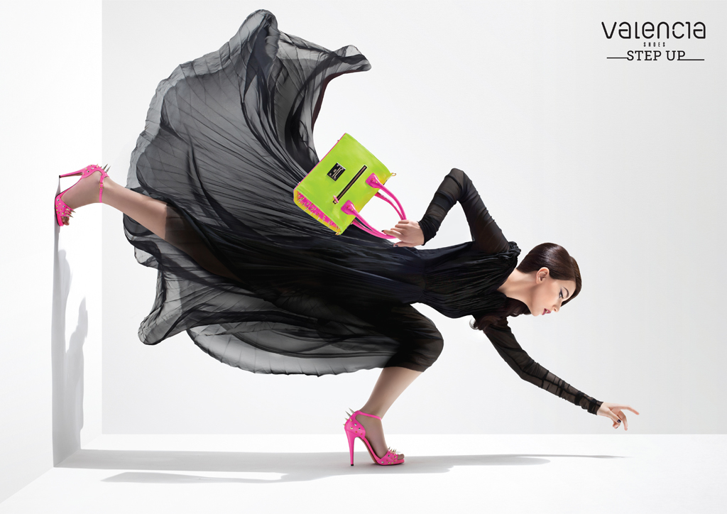 valencia Luxury Advertising dubai UAE shoes Retail