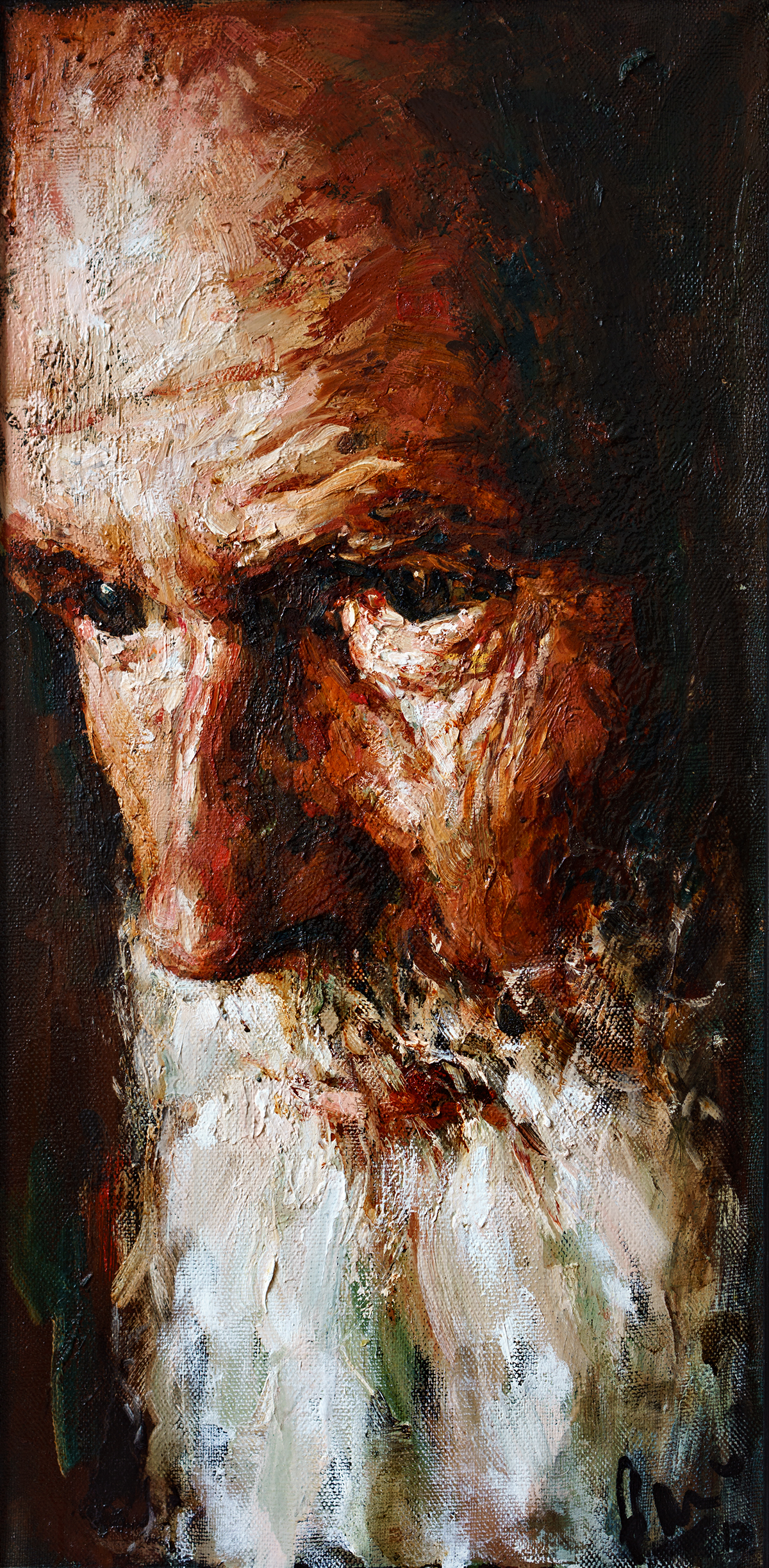 older old man old age wisdom time portrait oilpainting painting   anatolyshumkin modernpainting