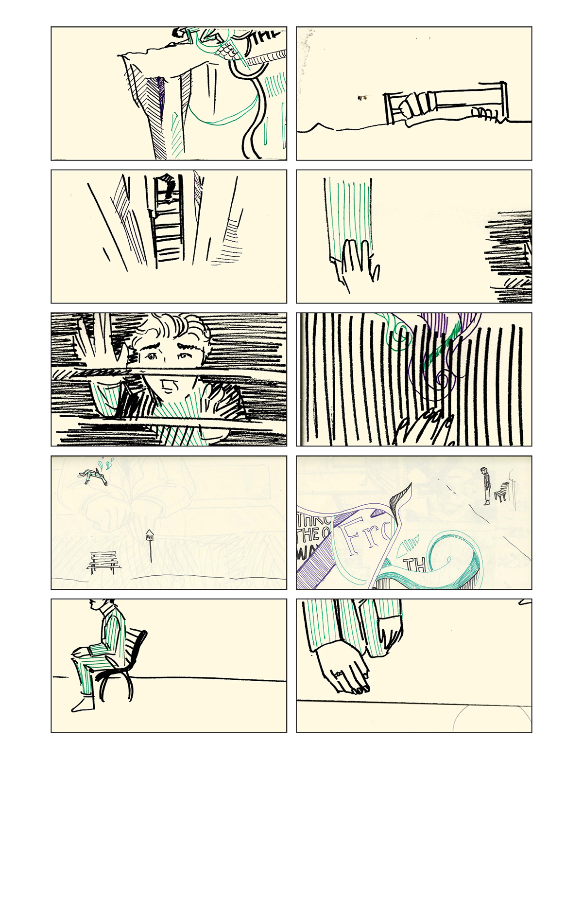 storyboard concept art music video