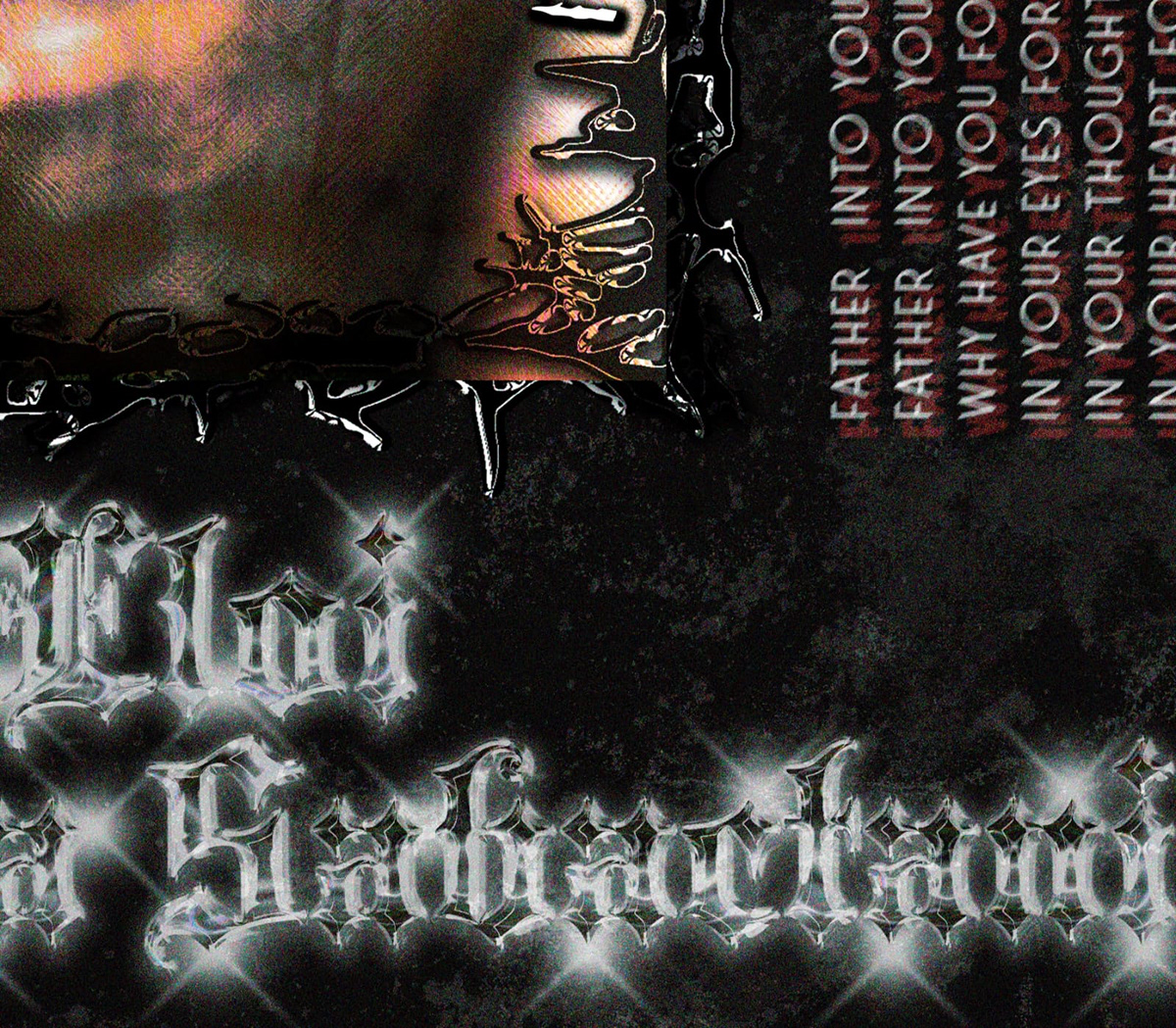 psicodelic Cristo dark art design Illustrator photoshop manipulation medellin religion dark psychedelic