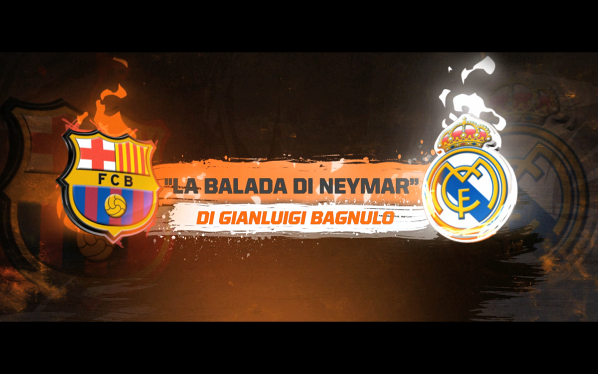 Adobe Portfolio barcelona barcellona Real Madrid liga football soccer clasico messi Ronaldo titles credits