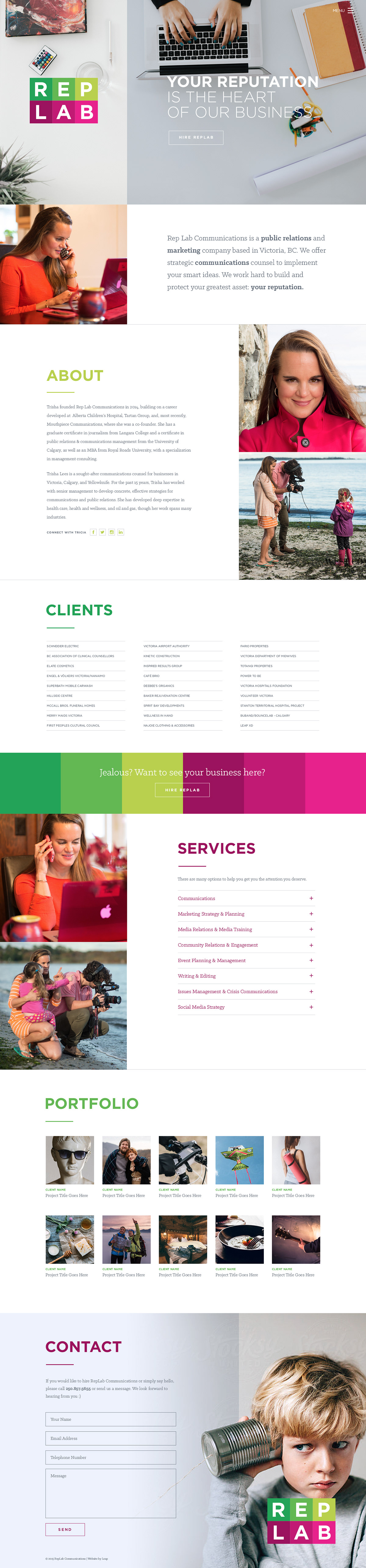 Website one-page Responsive fullscreen wordpress Theme pr marketing   personal business