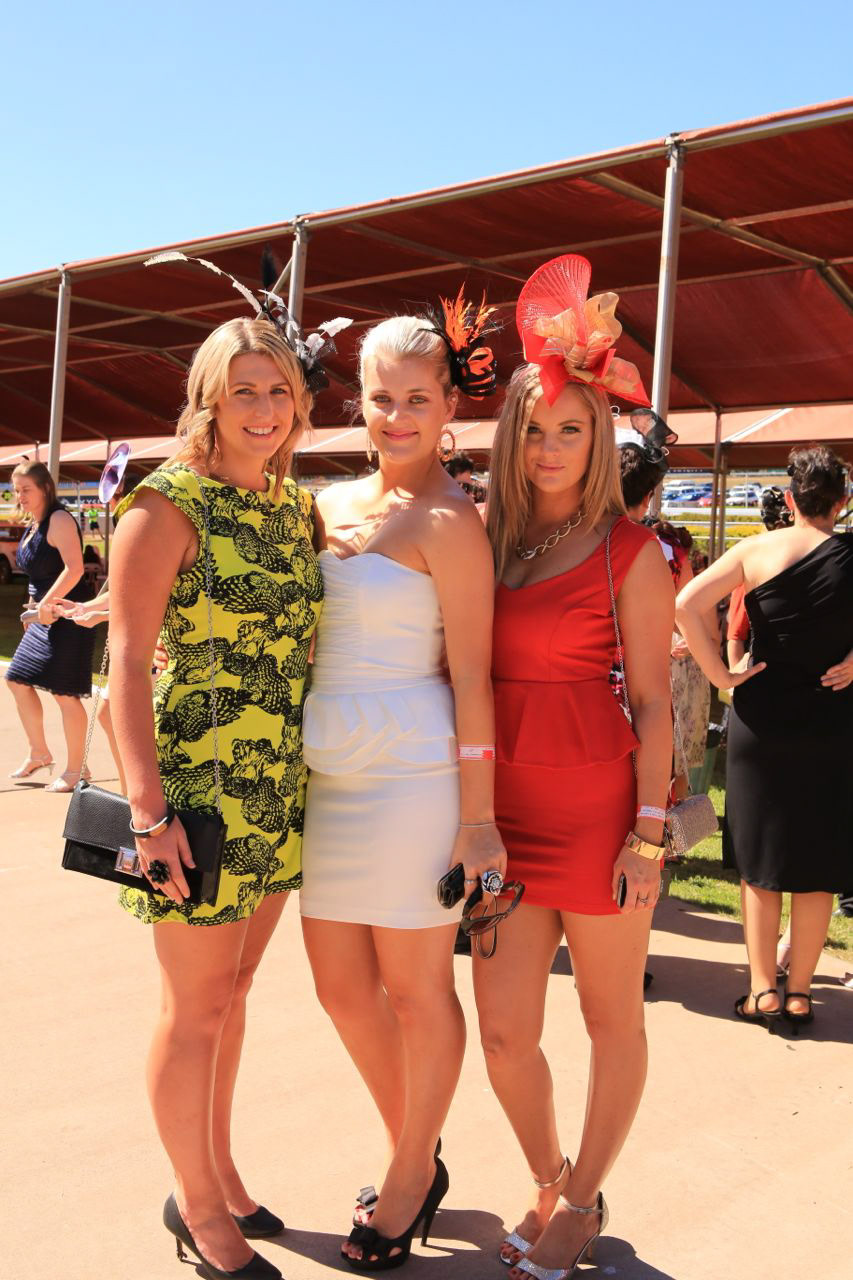 ladies day Hats dresses Horse racing glamour