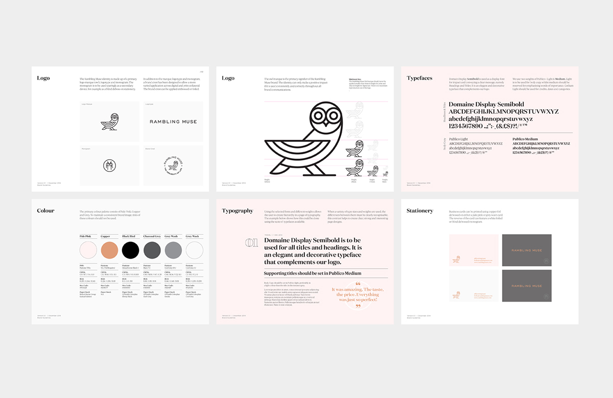 icons Blog Web Digitail owl animals editorial lifestyle logo marque grid socio mobile Responsive