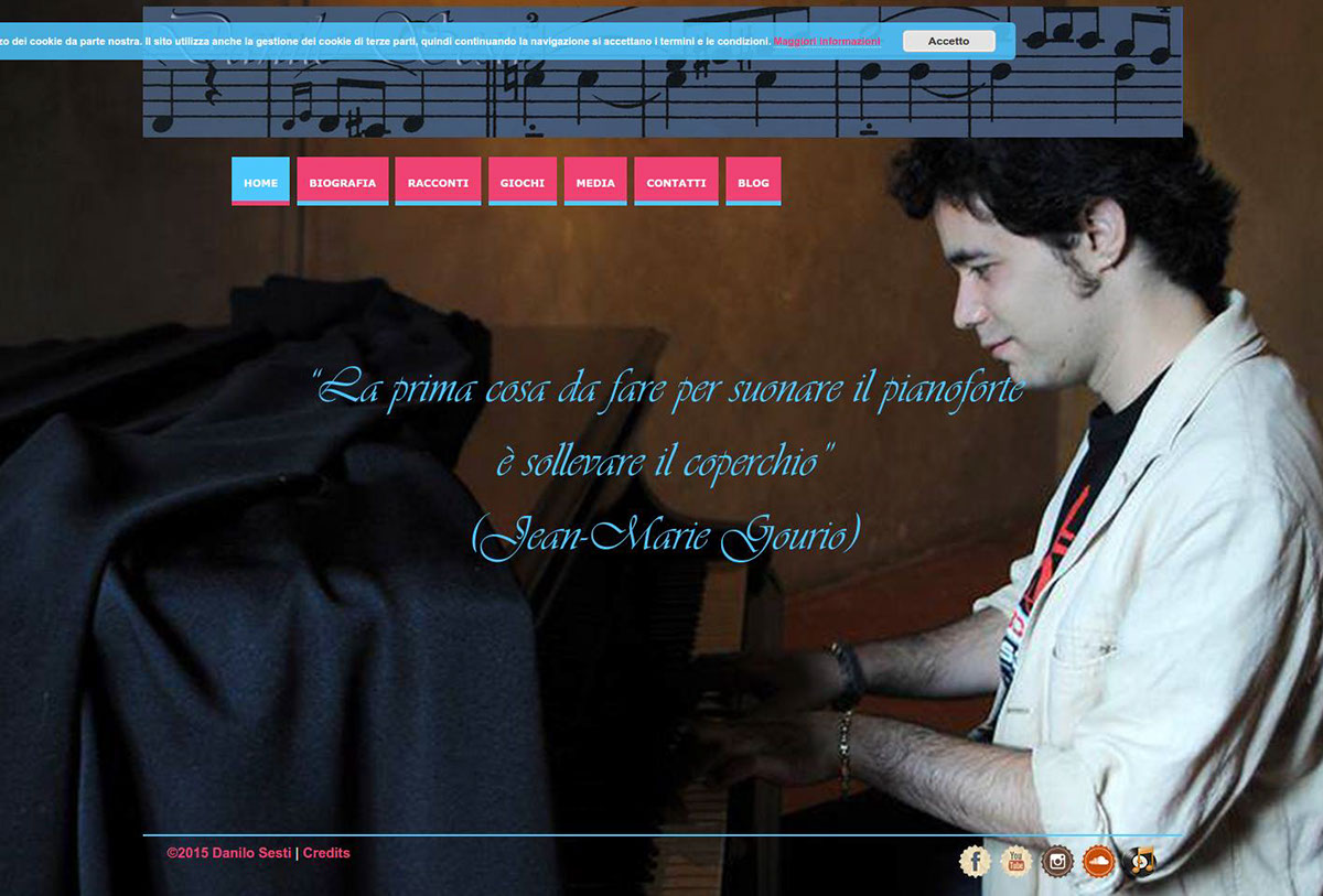 danilo sesti danilo sesti pianoforte pianista sito web sito Web