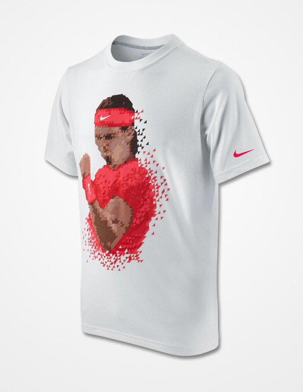 Nike  pixel  shirt sliced tennis Nadal federer Sliced Pixel