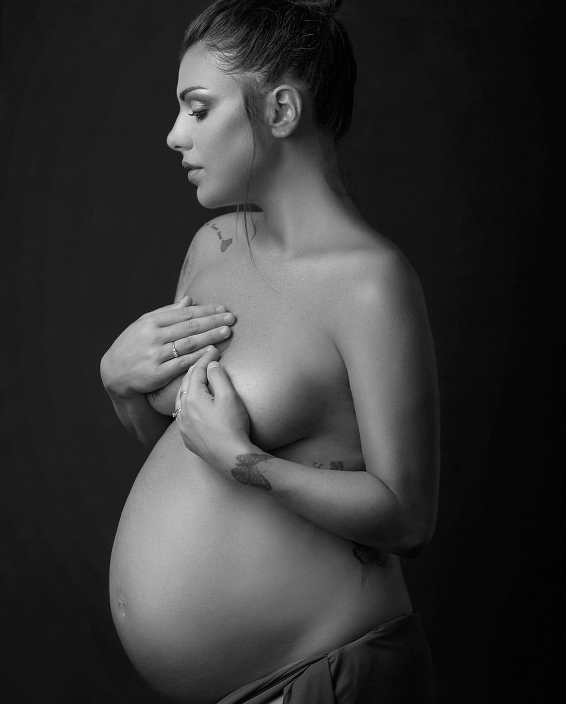 Fashion  human maternity portrait skin