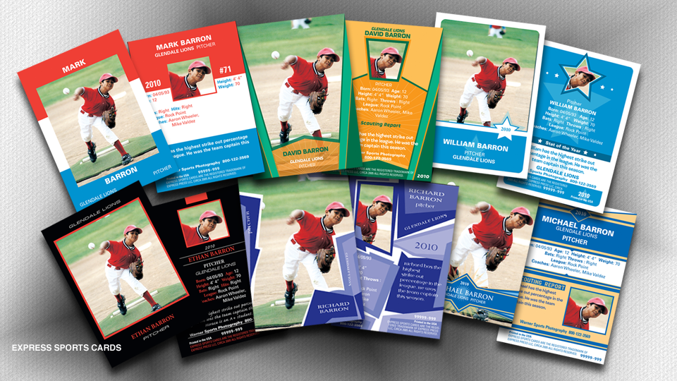 trading cards  sports  kids baseball football cards collectibles ID logo