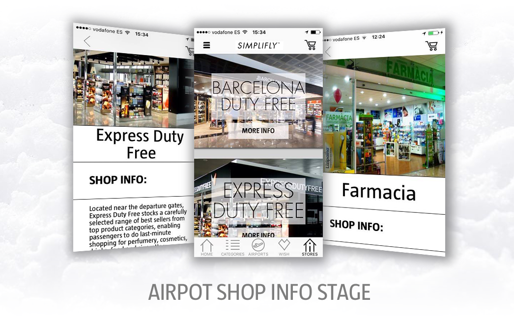 airport Shopping Ecommerce app ios plane