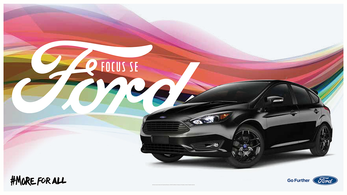 OOH influencers car Ford Ford Canada digital Shazam