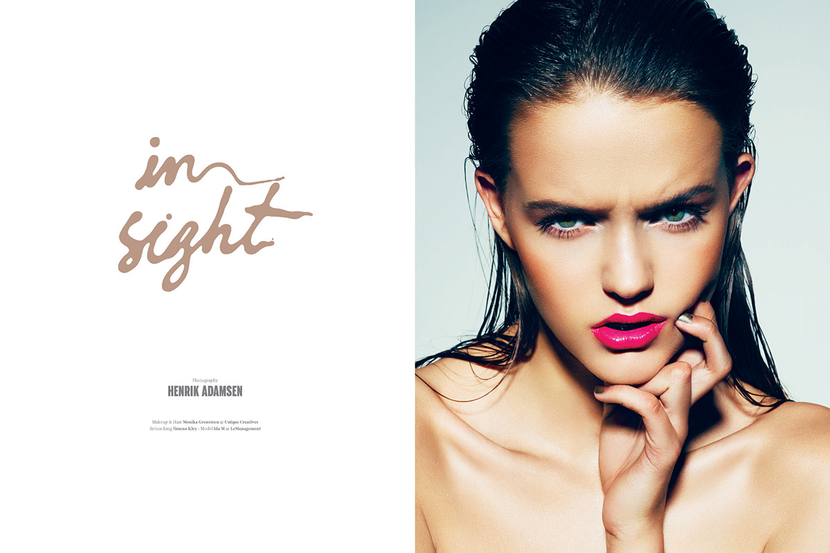 mag magazzine chic lifestyle Henrik Adamsen editorial cover retouch beauty