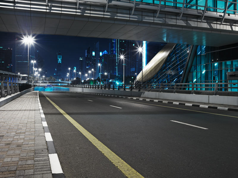 emirates city road backplate background automotive background cgi background night road