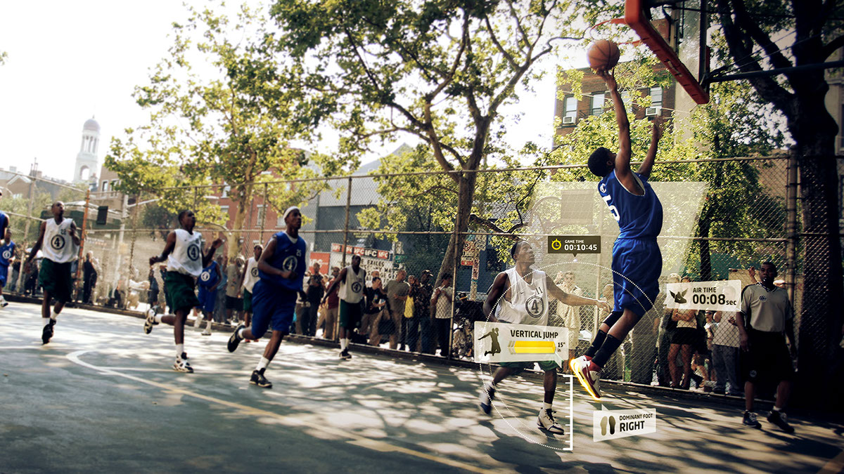 Adobe Portfolio Nike Nike+ basketball iphone sport athletics