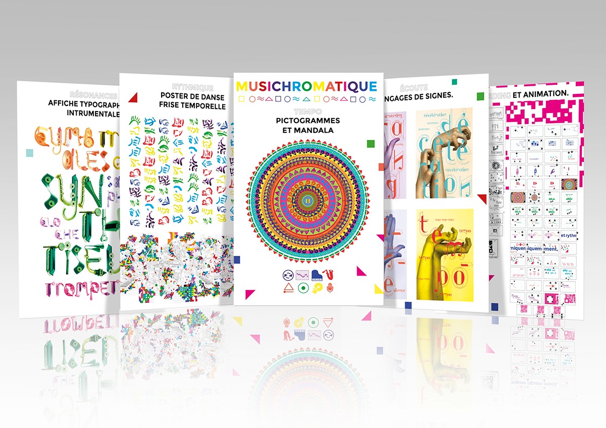 sound  musicology colours Colour spectrum video animation book esag penninghen Bachelor Project musichromatique Mandala signs pictograms