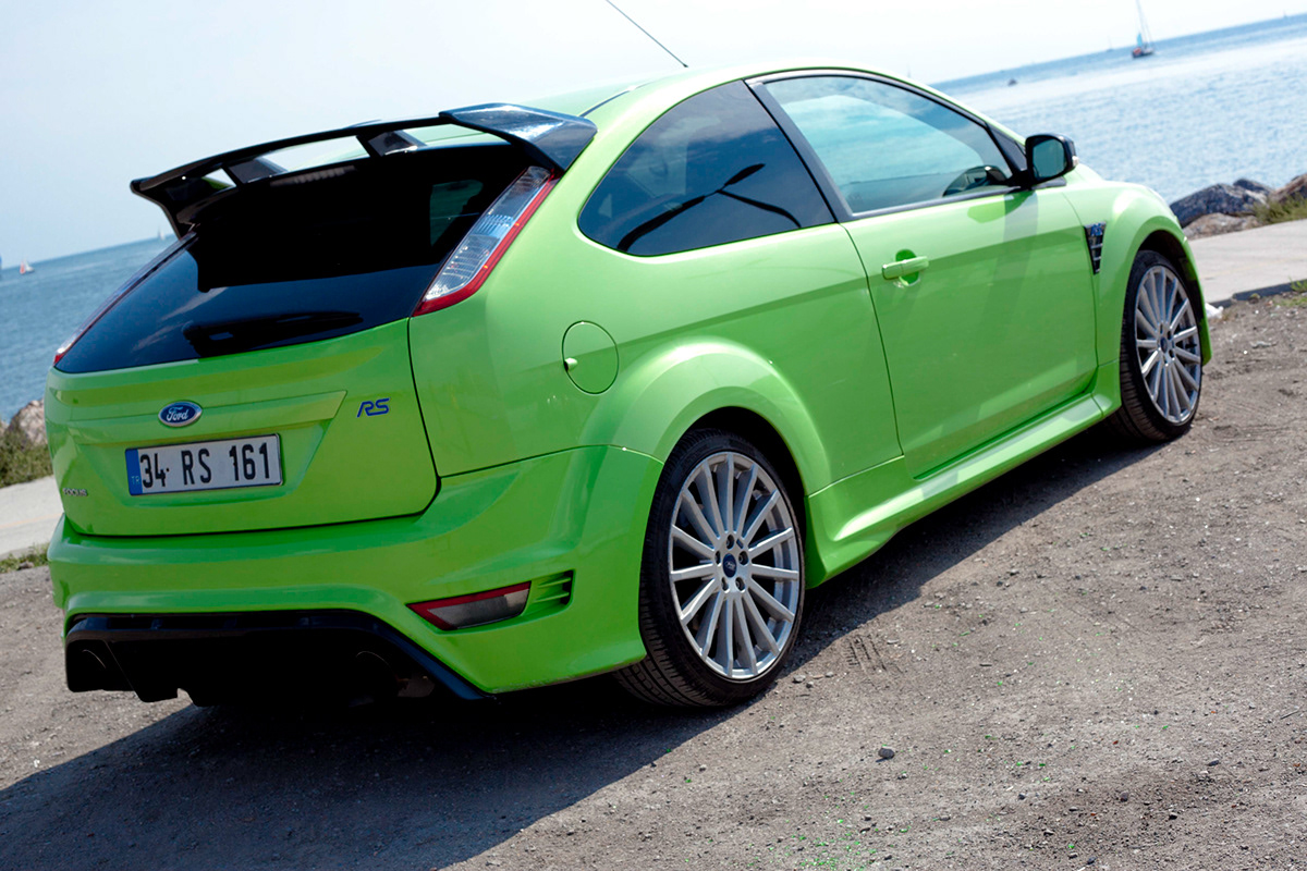 Cars automobile car photography automative ford focus ford focus rs green