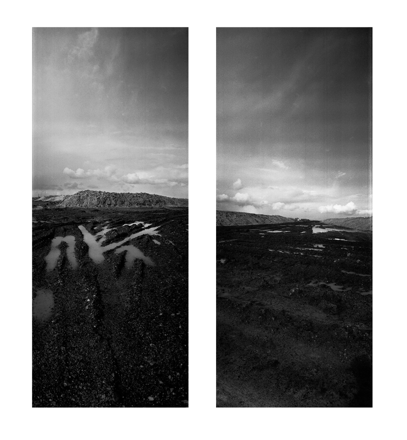 analog photography black and white Panorama photography