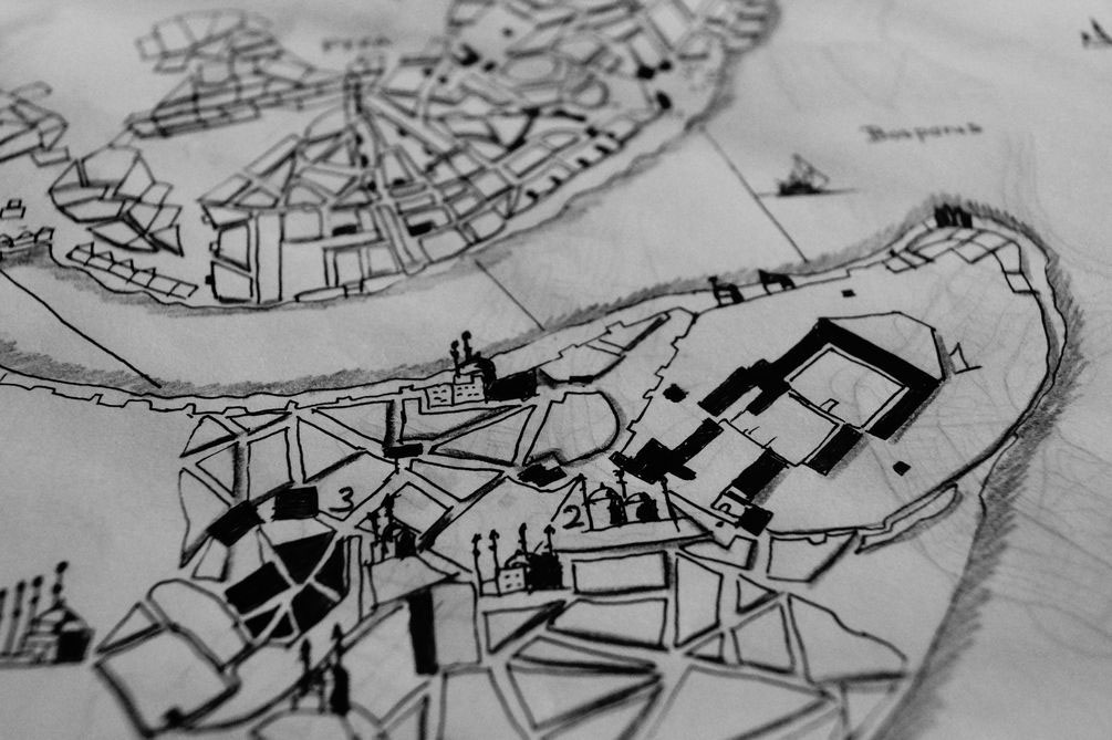 istanbul Bosporus bogaz Turkey sketch çizim eskiz skizze architektur draw Illustrator mimar şehit city Urban