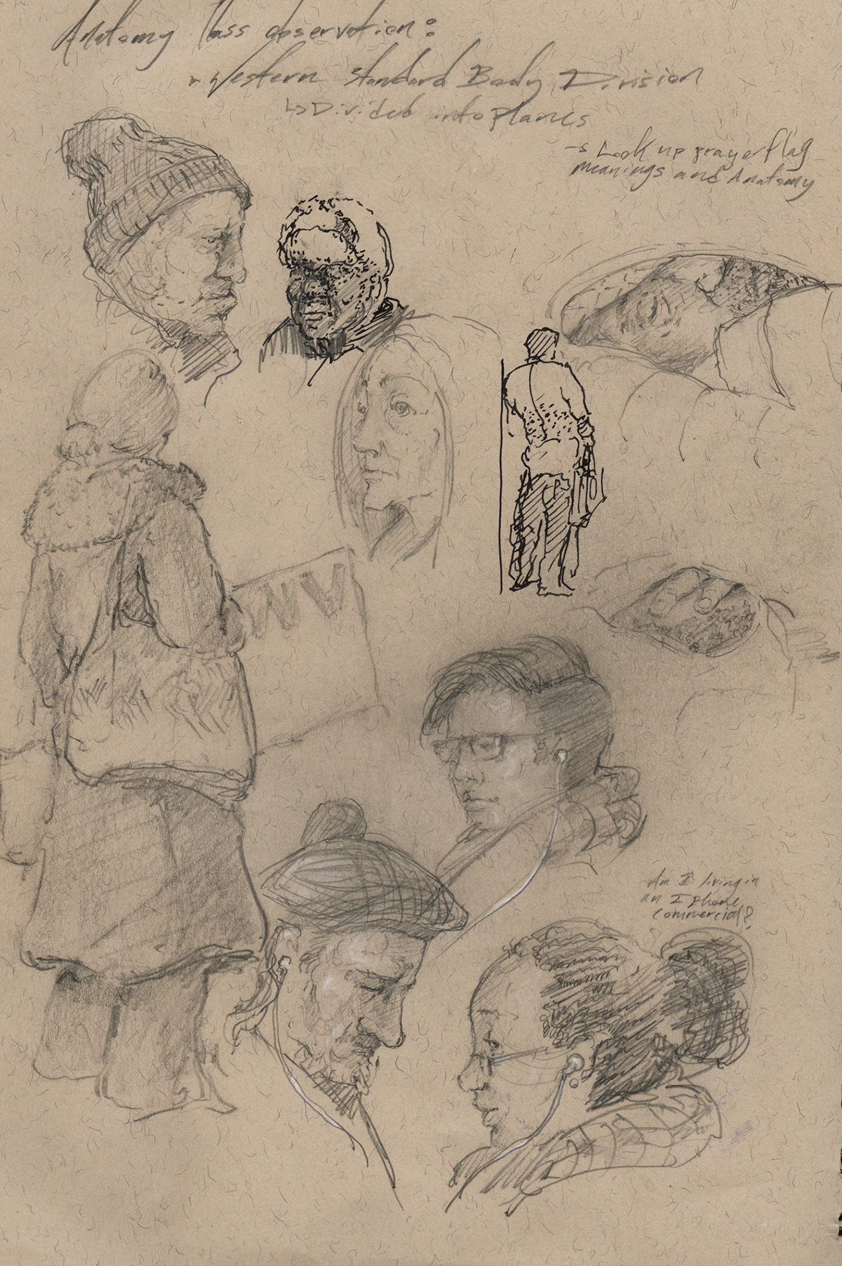 subway hand drawn sketch sketchbook