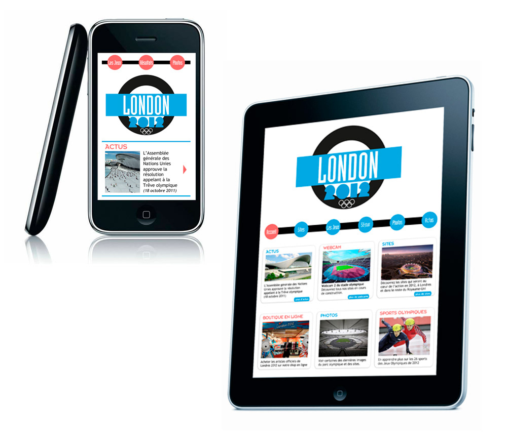 London 2012 Website smartphone apps