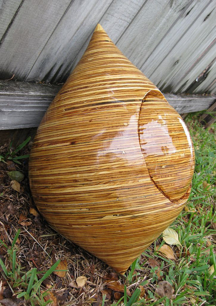 natural wood Beautiful organic laminated wood fine art sculpture Cocoon rings